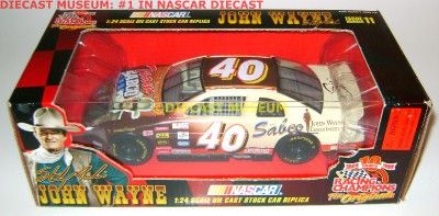 STERLING MARLIN #40 TEAM SABCO JOHN WAYNE DIECAST RARE  