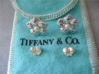 Tiffany & Co. Cultured Pearl Flower Earrings  