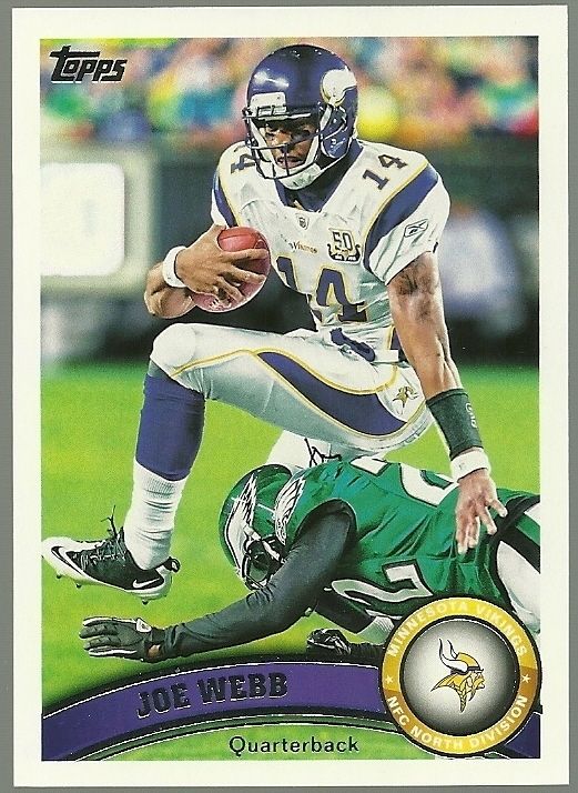 398 JOE WEBB 2011 Topps VIKINGS  