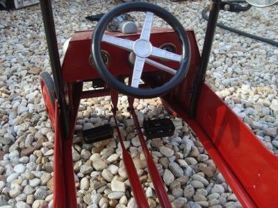   Red COCA COLA Outdoor METAL CHILDRENS PEDAL CAR Toy Car  