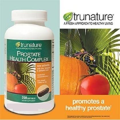 TruNature Prostate Health Complex,250 ct,saw palmetto w/ zinc,lycopene 