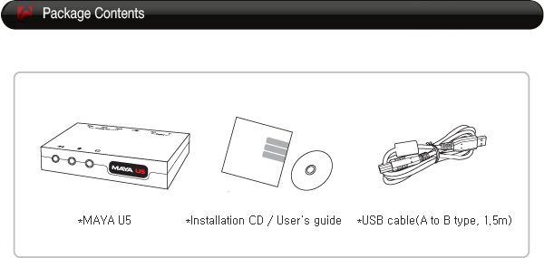 AUDIOTRAK MAYA U5 USB External Sound Card 5.1 Ch  