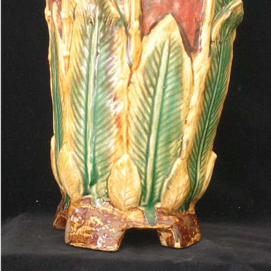 Vintage Estate Piece Large Majolica Vase  