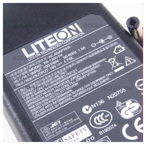 Genuine LITEON AC ADAPTER 19V 4.74A PA 1900 06HT  