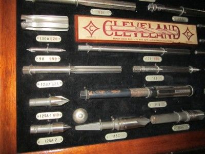   Vintage Travelling Case Cleveland USA Twist Drill Set 46 Pieces A++