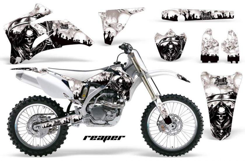   OFF ROAD MOTORCROSS GRAPHIC MX KIT YAMAHA YZ 250/450 F 06 09 REAPER W