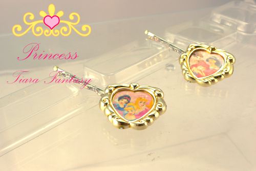 description including princess hair clip x2 princess snow white 